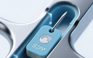 微型陶瓷RFID标签嵌入不锈钢手术器械手柄内部结构示意图