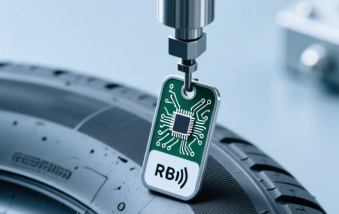 轮胎翻新RFID标签在胎体标识和追溯中的应用示意
